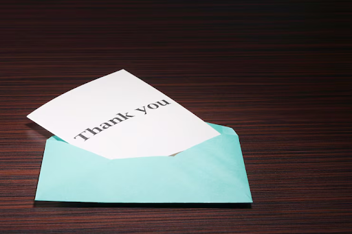 Post-event Thank You card