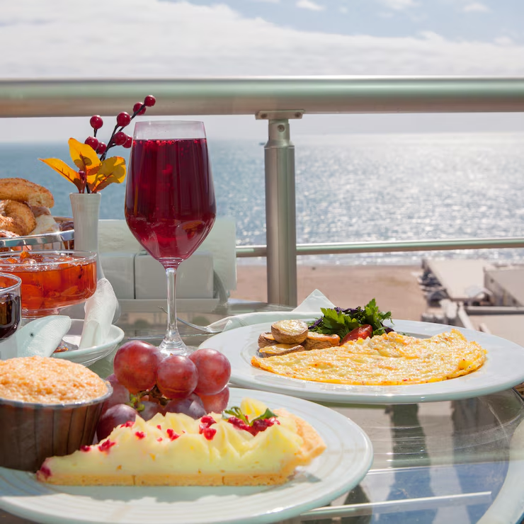 Food on a yacht in Delray Beach