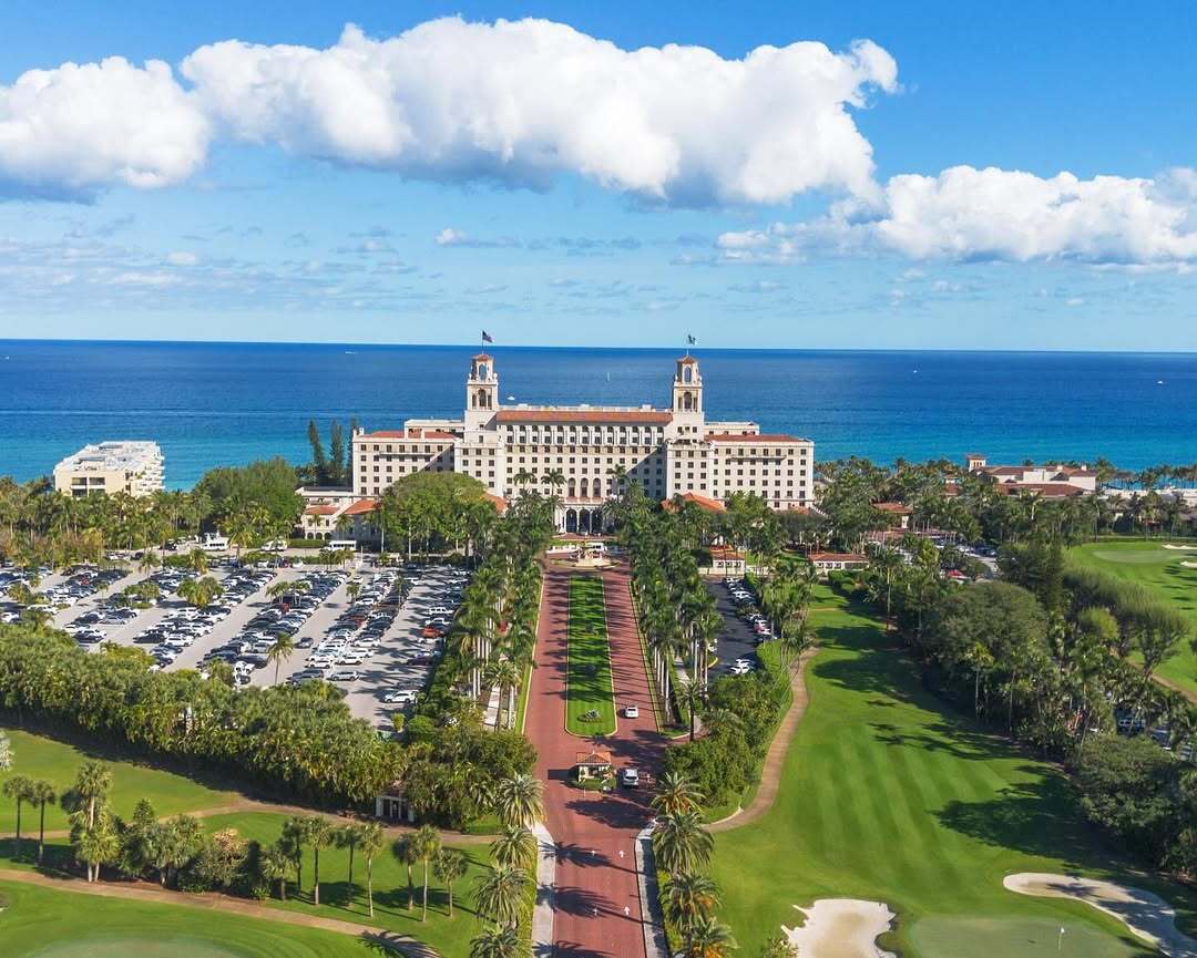 Captured from above- The Breakers Palm Beach in all its grandeur. Let aerial perspectives elevat